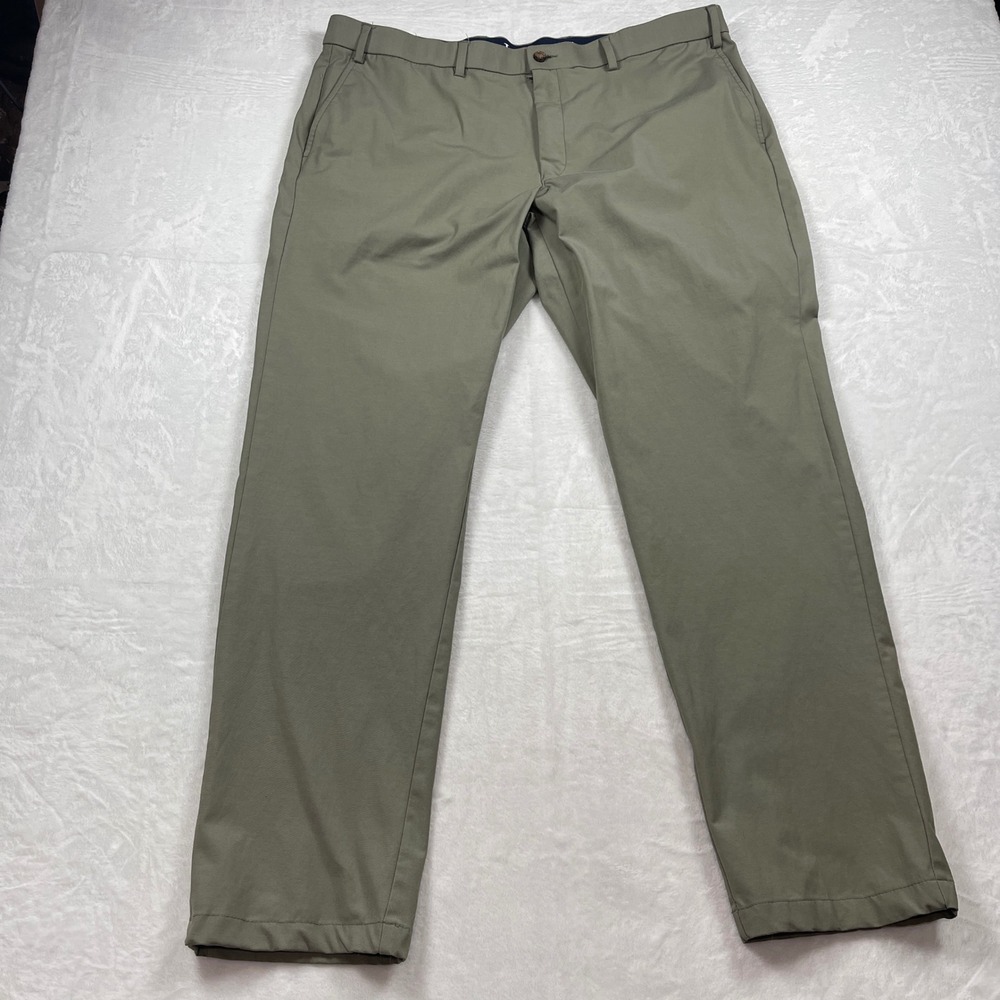 Lauren Ralph Lauren Mens Olive Green Stretch Chino Pants‎ 40x32 Trousers Preppy